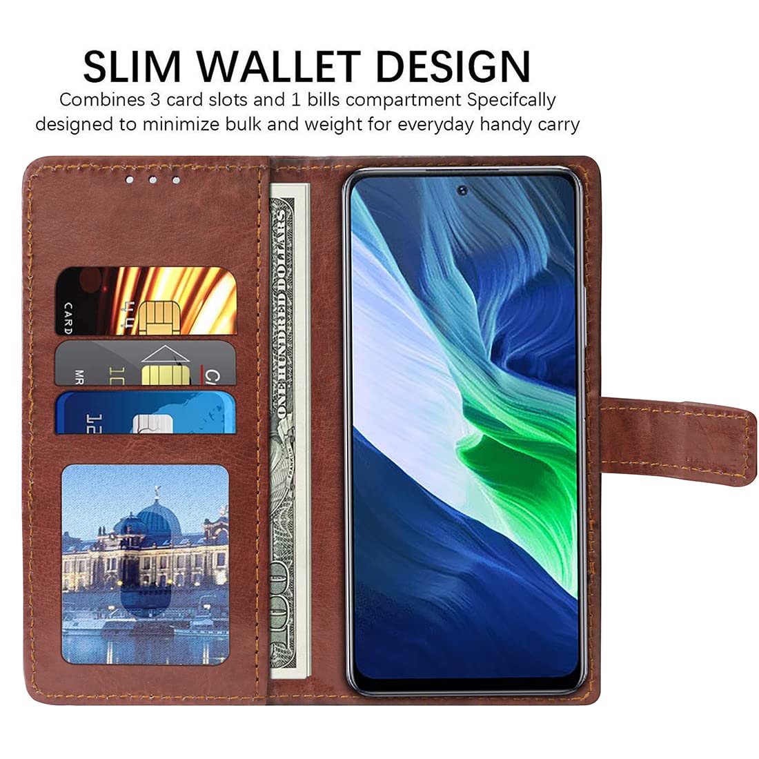 Premium Wallet Flip Cover for Infinix Note 10