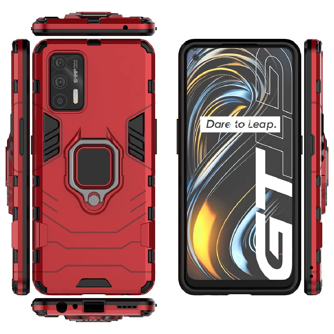 Hybrid Rugged Armor Kickstand Case for Realme X7 Max 5G Realme GT 5G