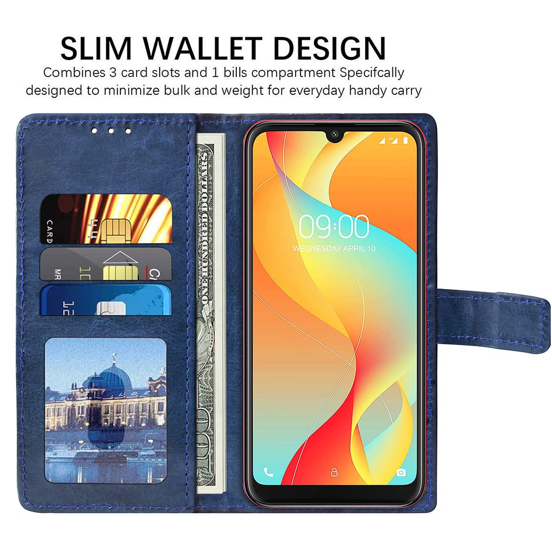 Premium Wallet Flip Cover for Lava Z66 4G