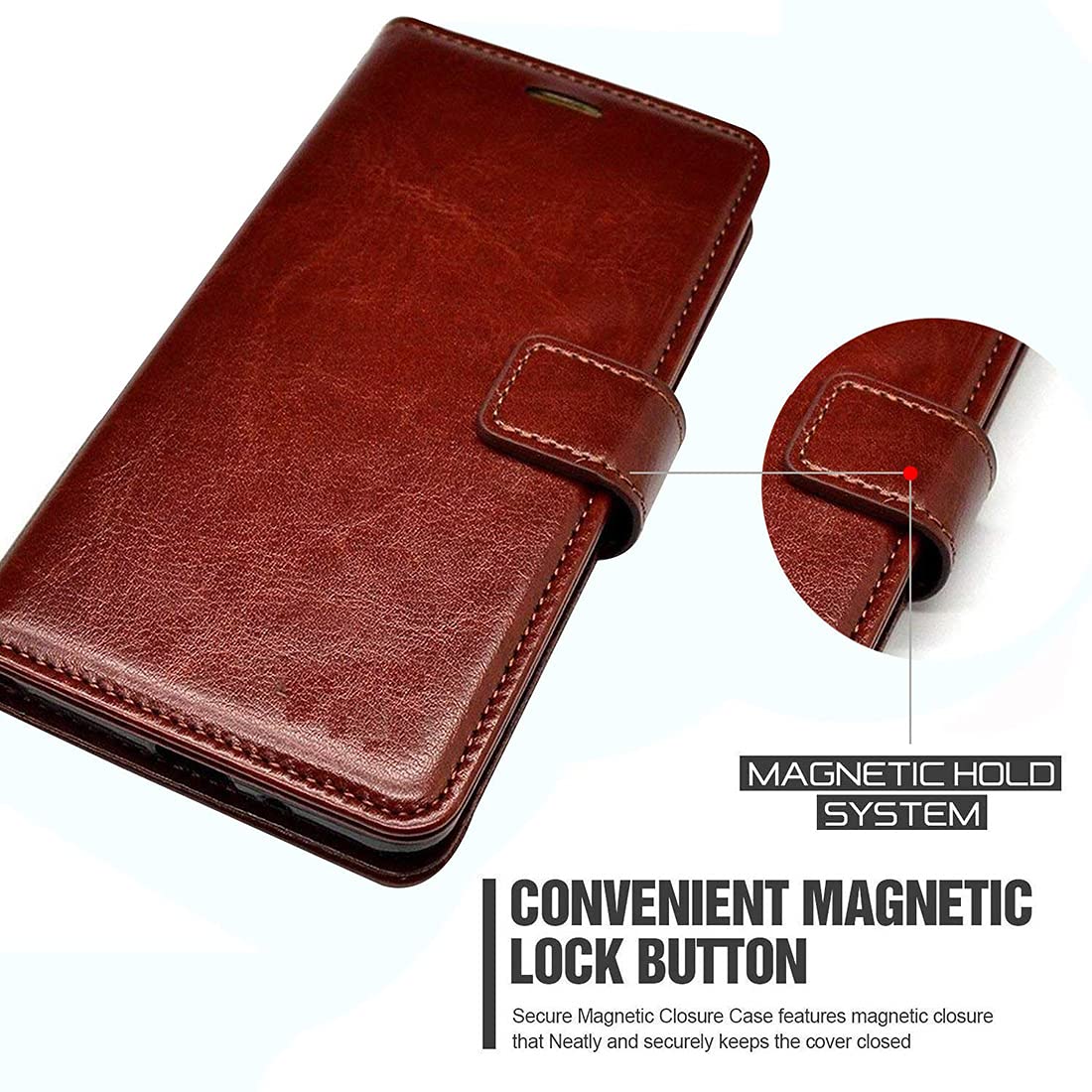 Premium Wallet Flip Cover for Vivo V21 5G