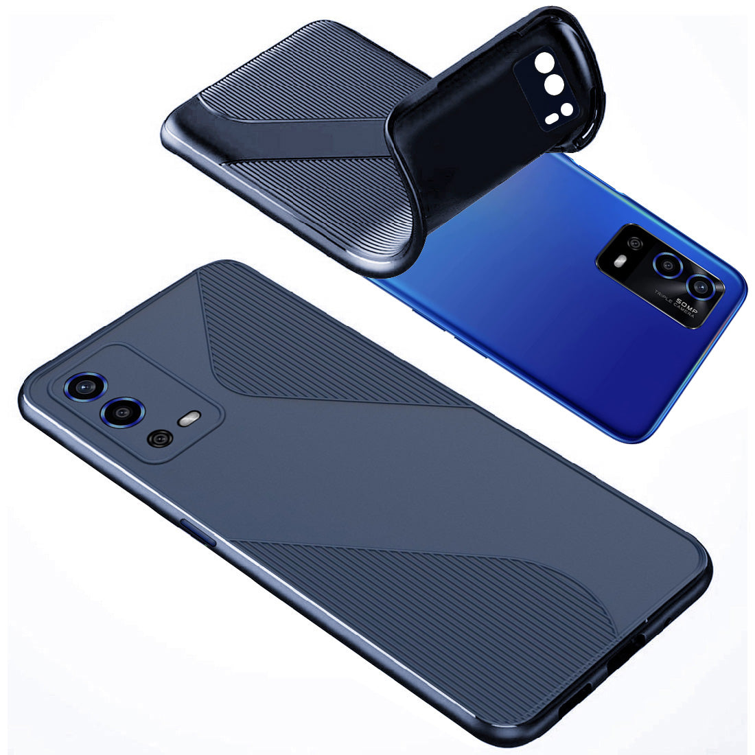 S-Style Matte TPU Back Cover for Oppo A55 4G