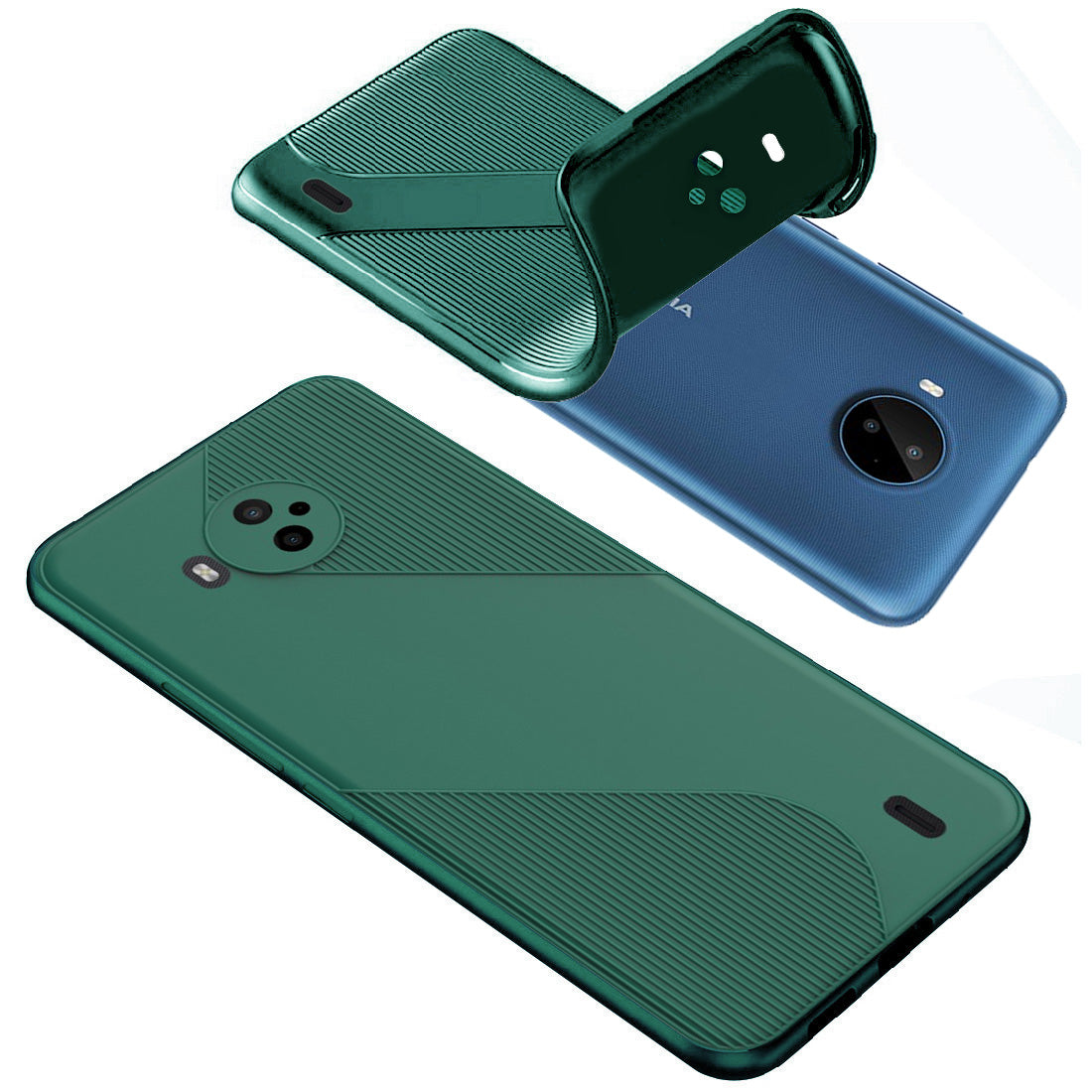 S-Style Matte TPU Back Cover for Nokia C20 Plus