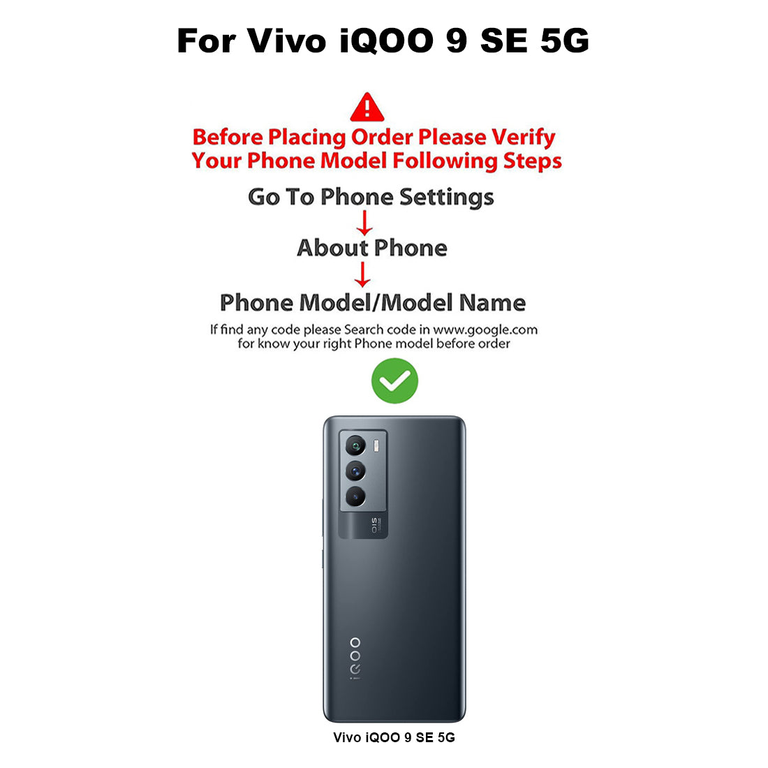 Shockproof Hybrid Cover for Vivo iQOO 9 SE 5G