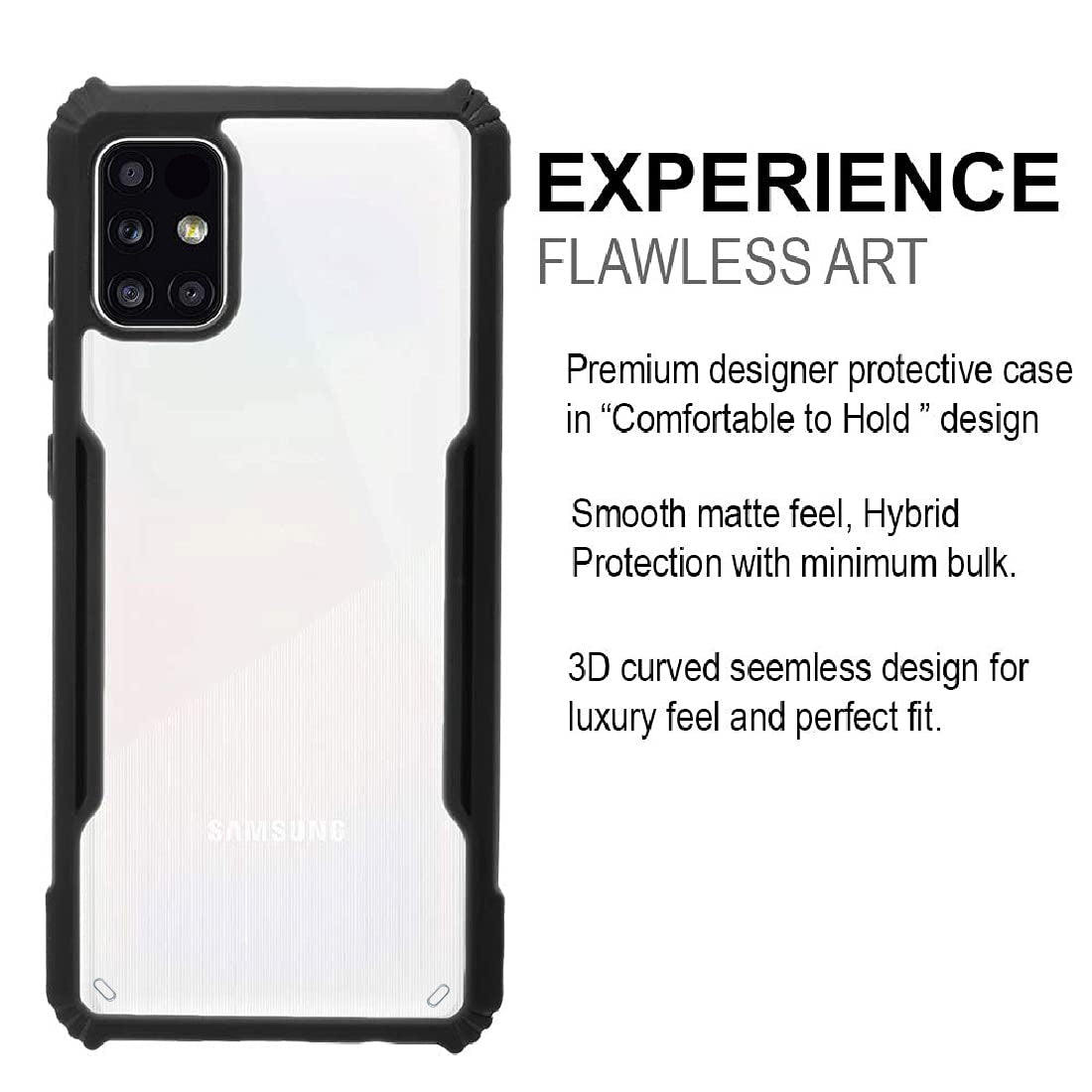 Shockproof Hybrid Cover for Samsung Galaxy A71 4G