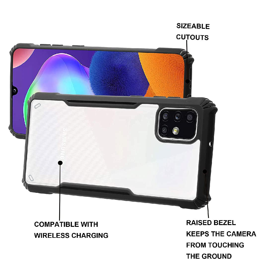 Shockproof Hybrid Cover for Samsung Galaxy A71 4G