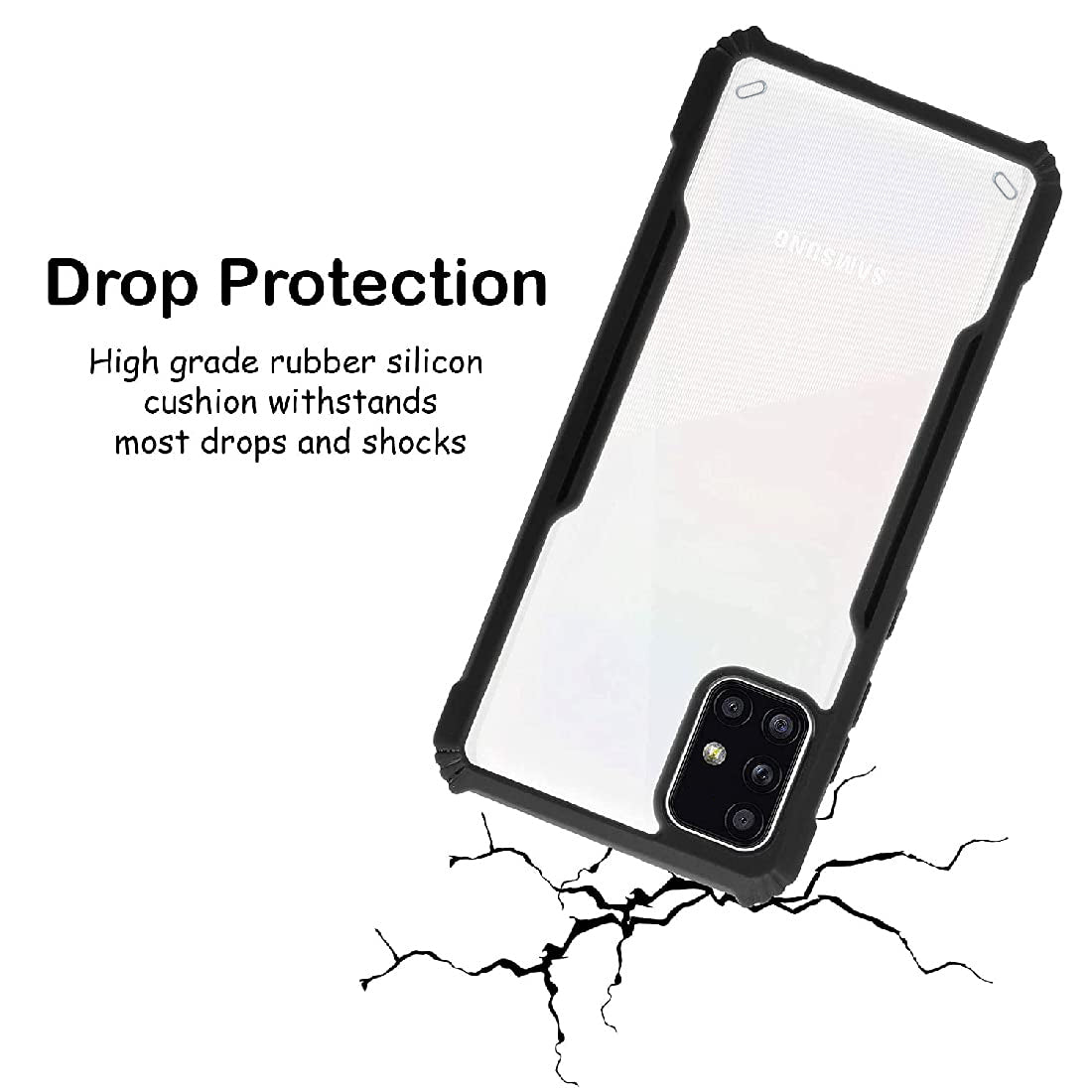 Shockproof Hybrid Cover for Samsung Galaxy A71 4G