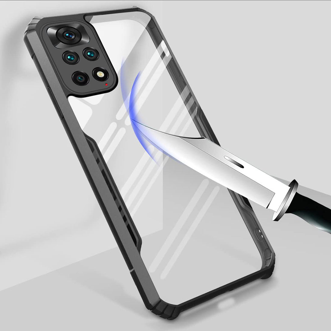 Shockproof Hybrid Cover for Mi Redmi Note 11 4G / Note 11S 4G / Poco M4 Pro 4G