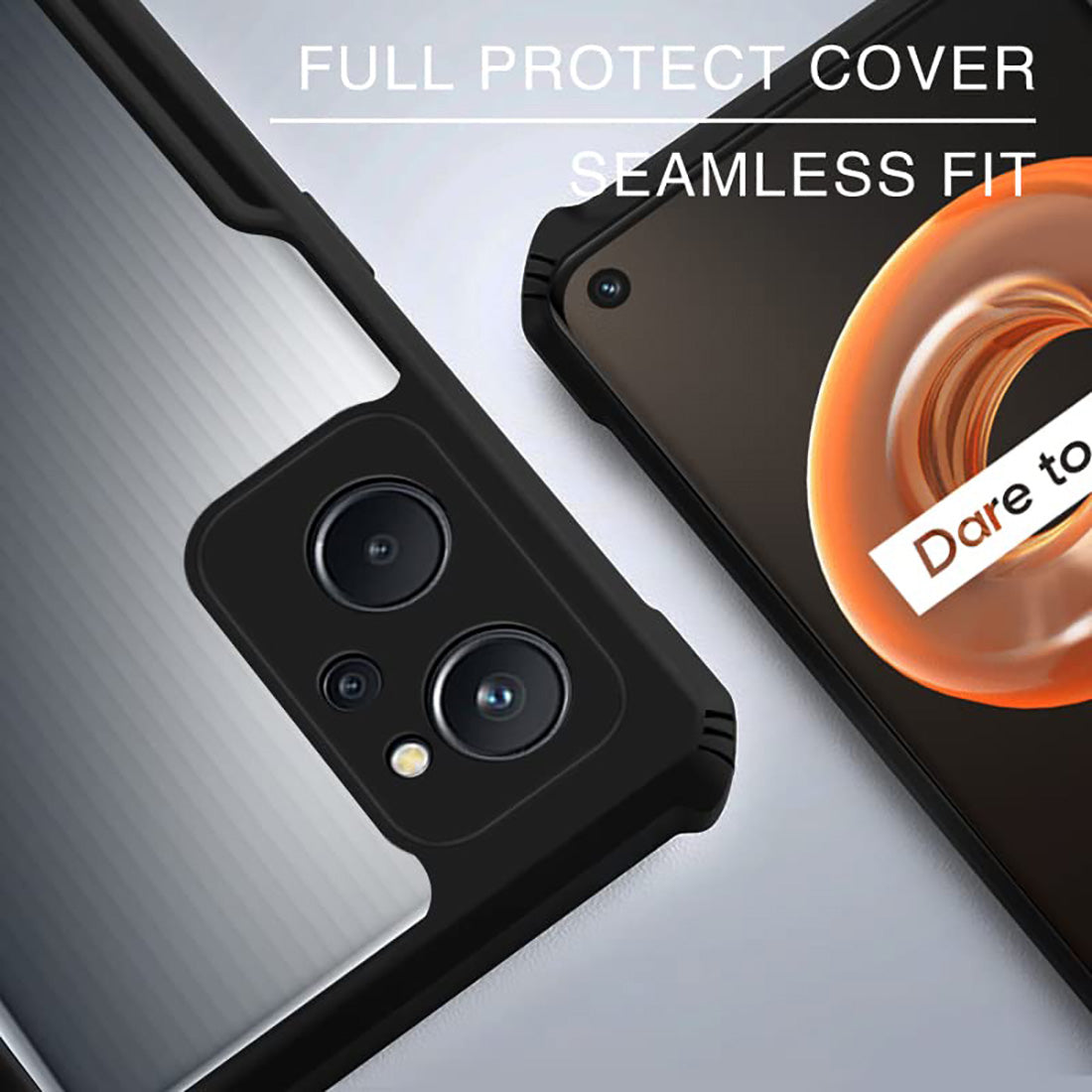 Shockproof Hybrid Cover for Realme 9i 4G