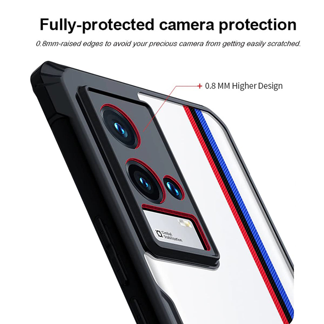 Shockproof Hybrid Cover for Vivo iQOO 9 5G