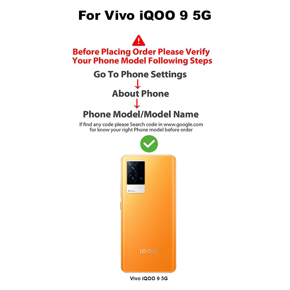Shockproof Hybrid Cover for Vivo iQOO 9 5G