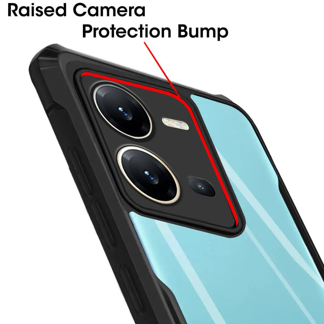 Shockproof Hybrid Cover for Vivo V25 5G
