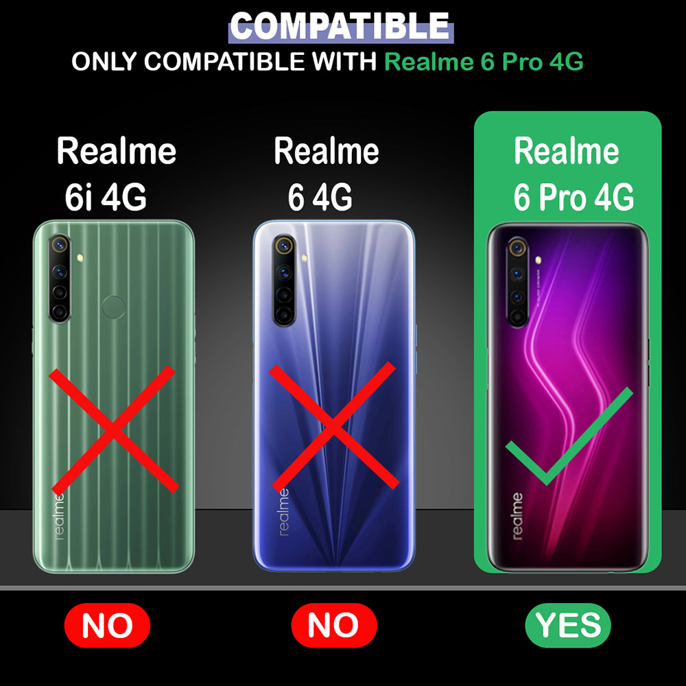 Shockproof Hybrid Cover for Realme 6 Pro 4G
