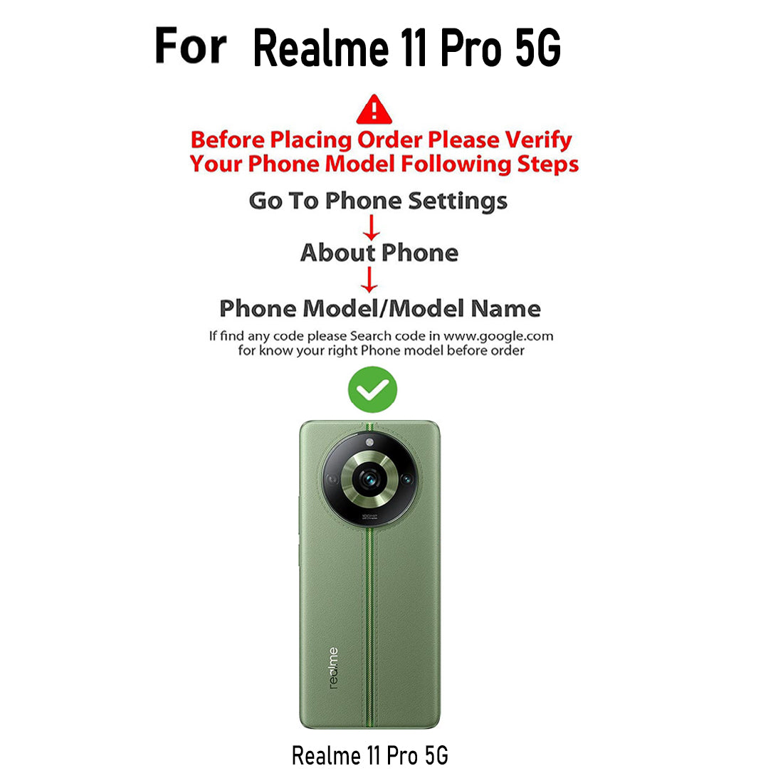 Shockproof Hybrid Cover for Realme 11 Pro 5G / 11 Pro Plus 5G