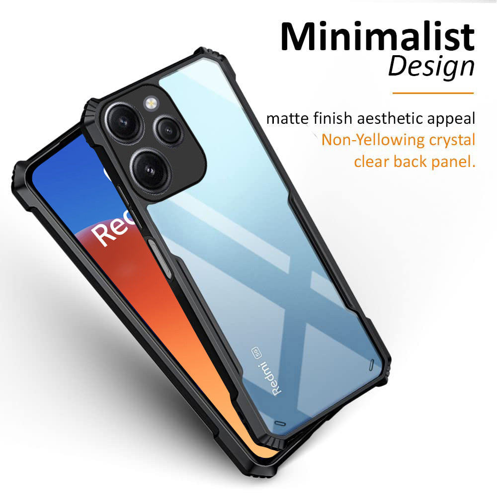 Shockproof Hybrid Cover for Mi Redmi 12 4G