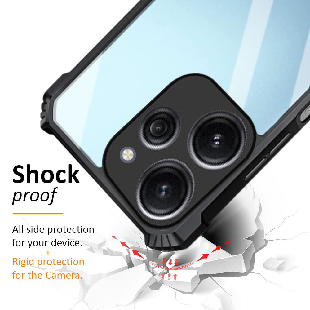 Shockproof Hybrid Cover for Mi Redmi 12 4G