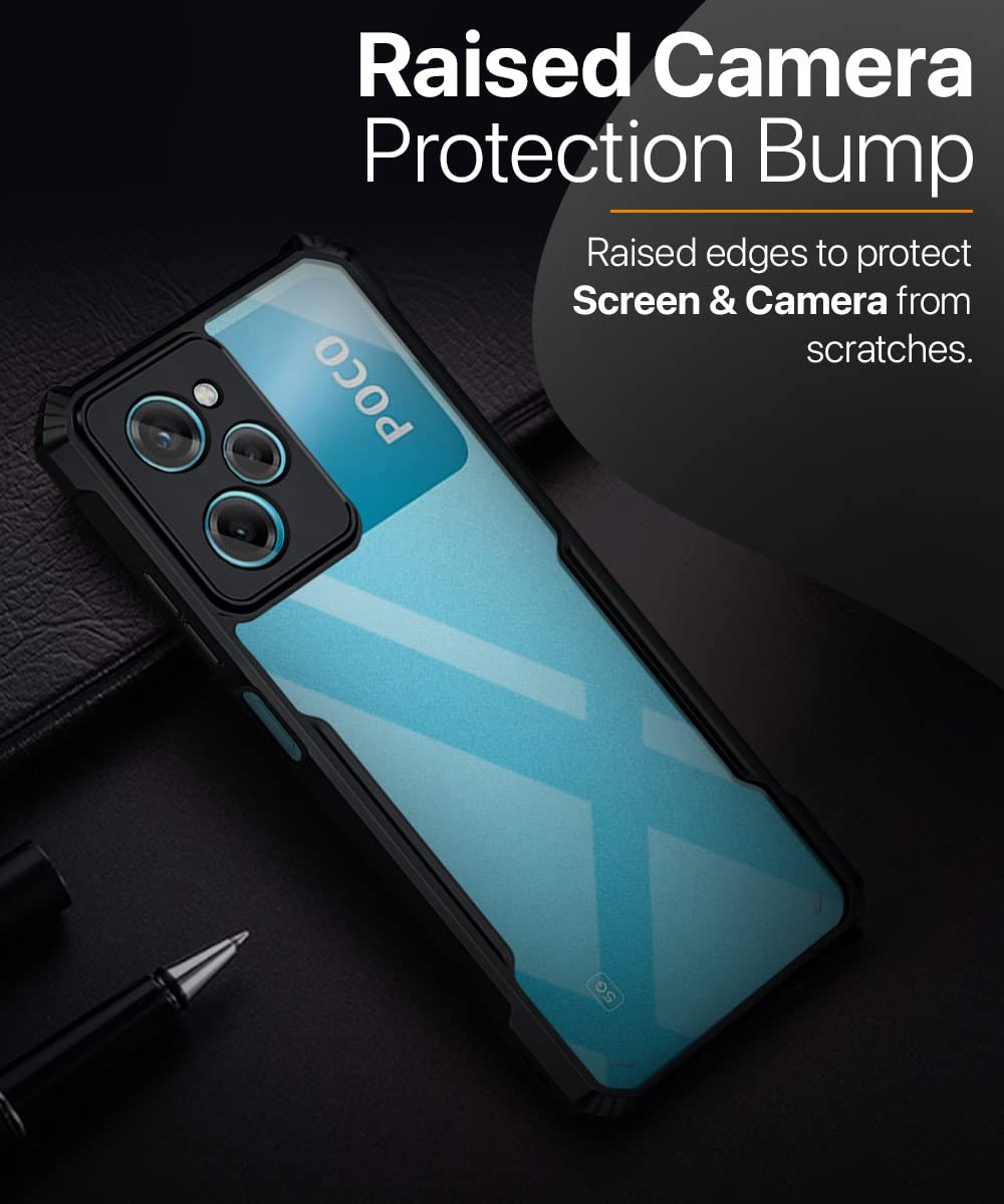 Shockproof Hybrid Cover for Mi Redmi Note 12 Pro 5G / 12 Pro Plus 5G / Poco X5 Pro 5G