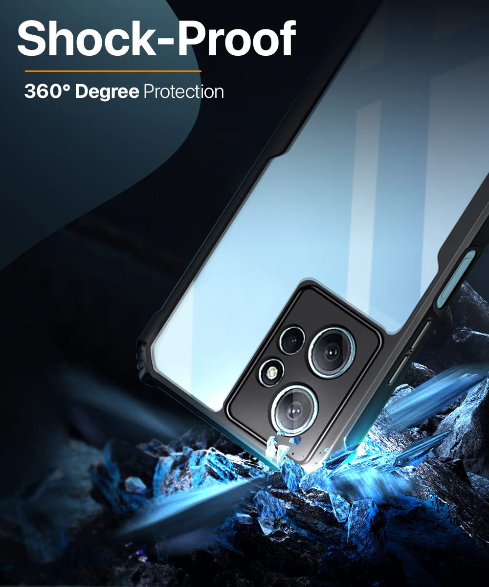 Shockproof Hybrid Cover for Mi Redmi Note 12 4G