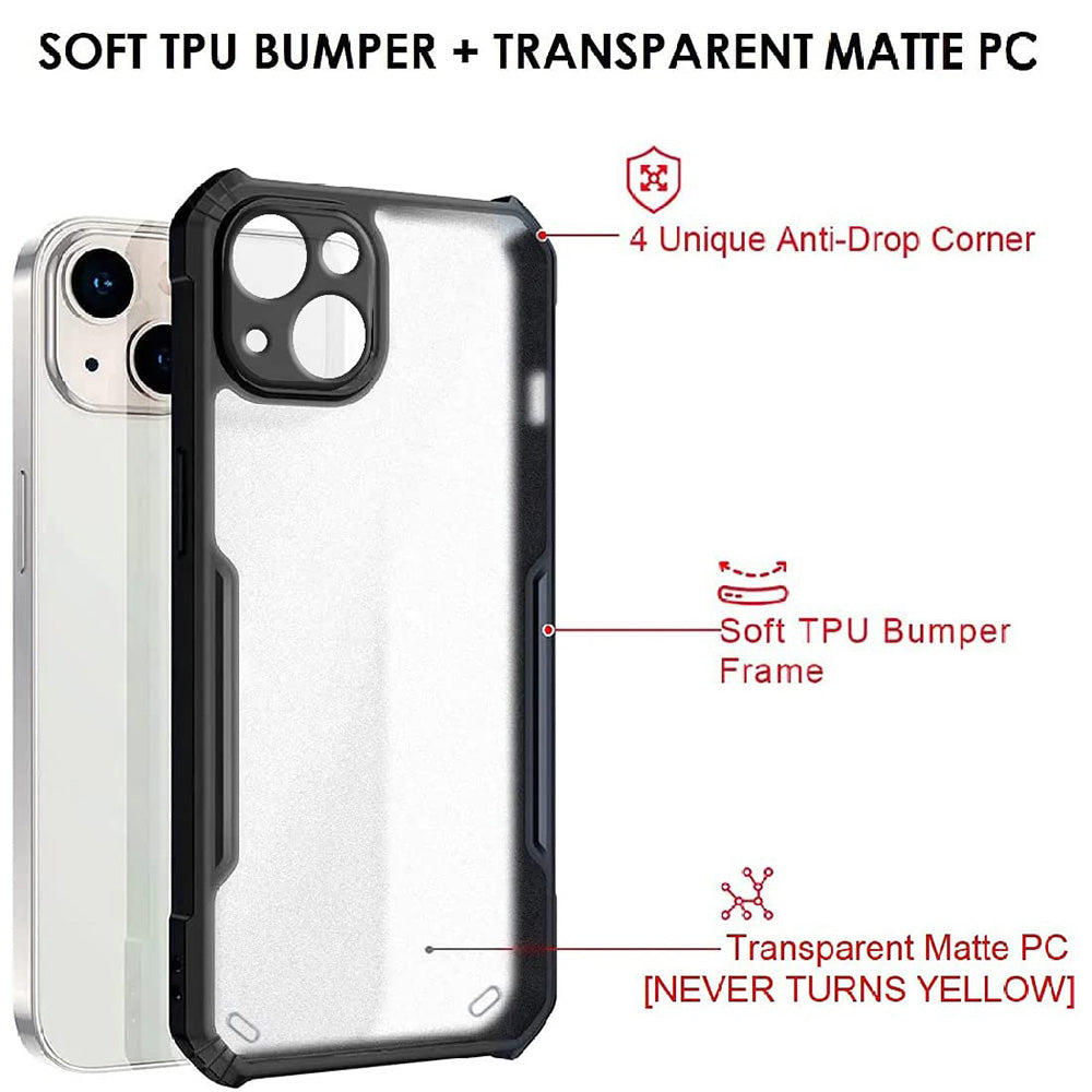 Shockproof Hybrid Cover for Apple iPhone 15