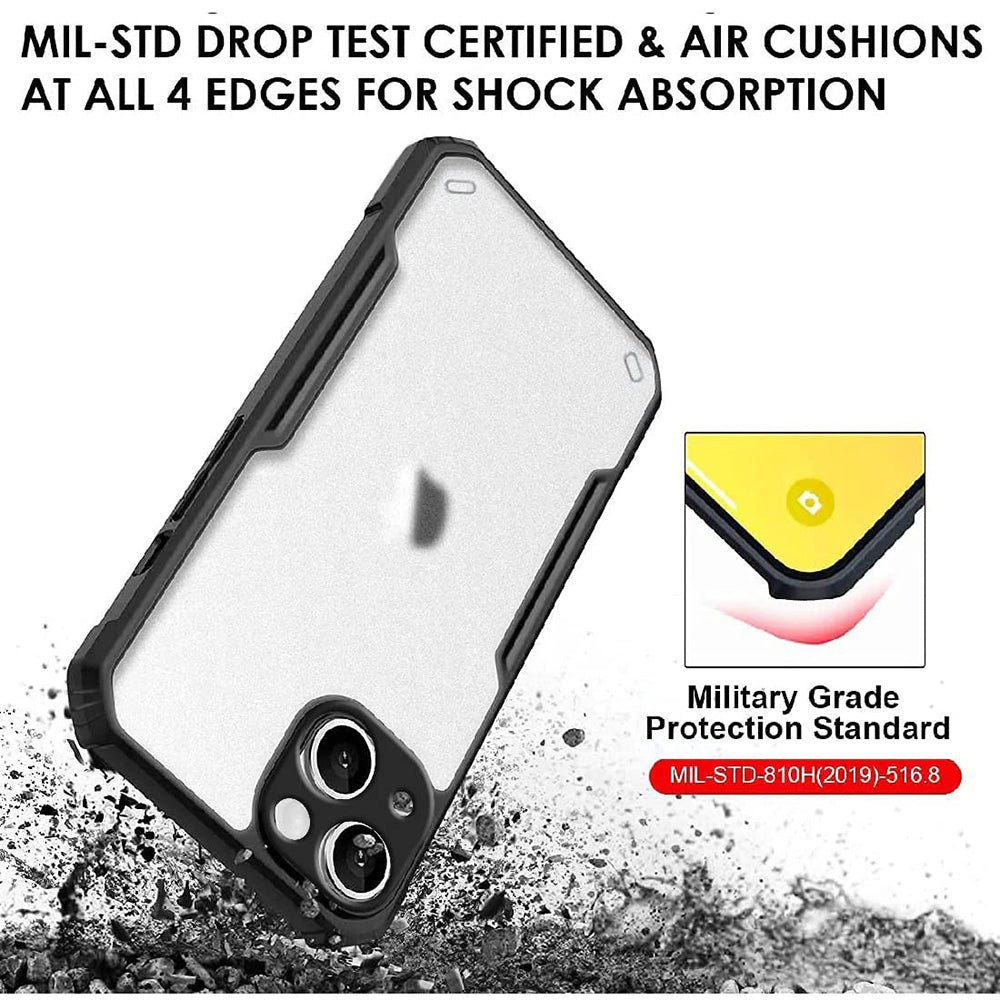 Shockproof Hybrid Cover for Apple iPhone 15