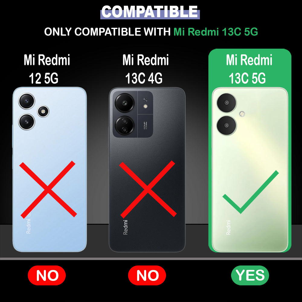 Shockproof Hybrid Cover for Mi Redmi 13C 5G
