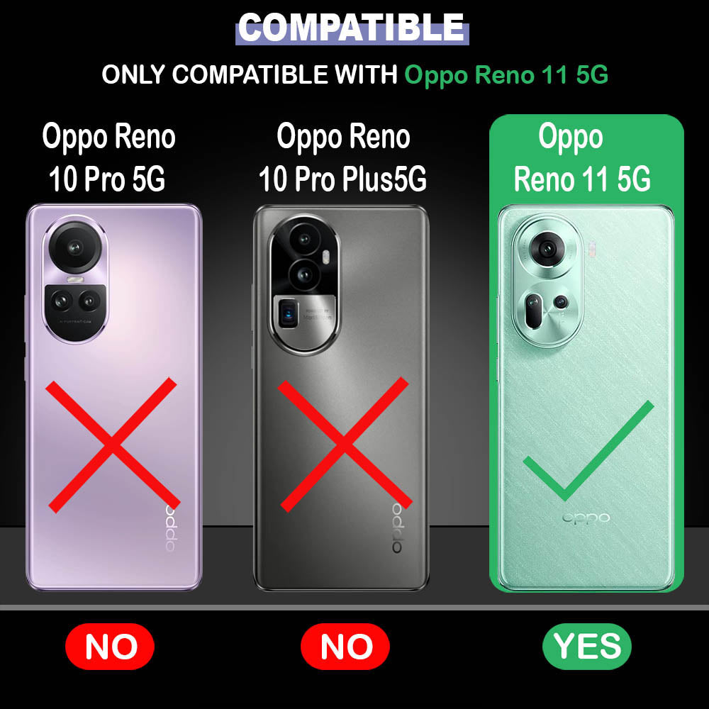 Shockproof Hybrid Cover for Oppo Reno 11 5G