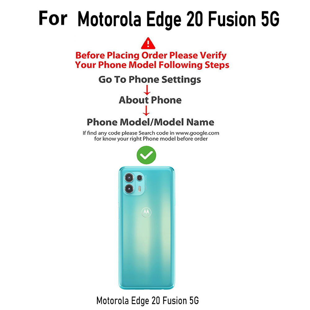 Shockproof Hybrid Cover for Motorola Edge 20 Fusion 5G