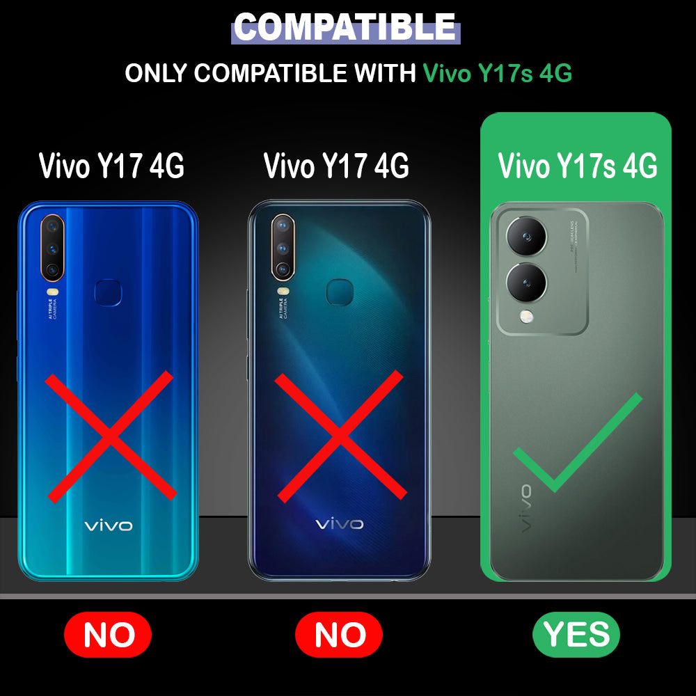 Shockproof Hybrid Cover for Vivo Y17s 4G / Y28 5G