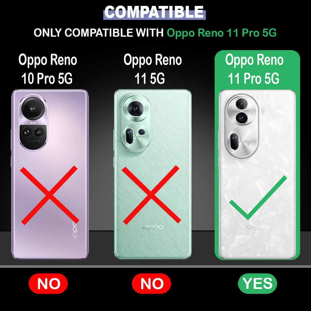 Shockproof Hybrid Cover for Oppo Reno 11 Pro 5G