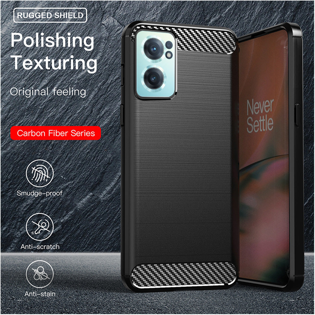 Carbon Fiber Case for OnePlus Nord CE 2 5G