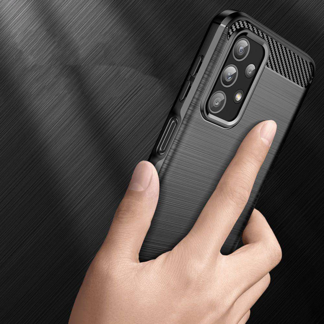 Carbon Fiber Case for Samsung Galaxy F23 5G / A23 5G