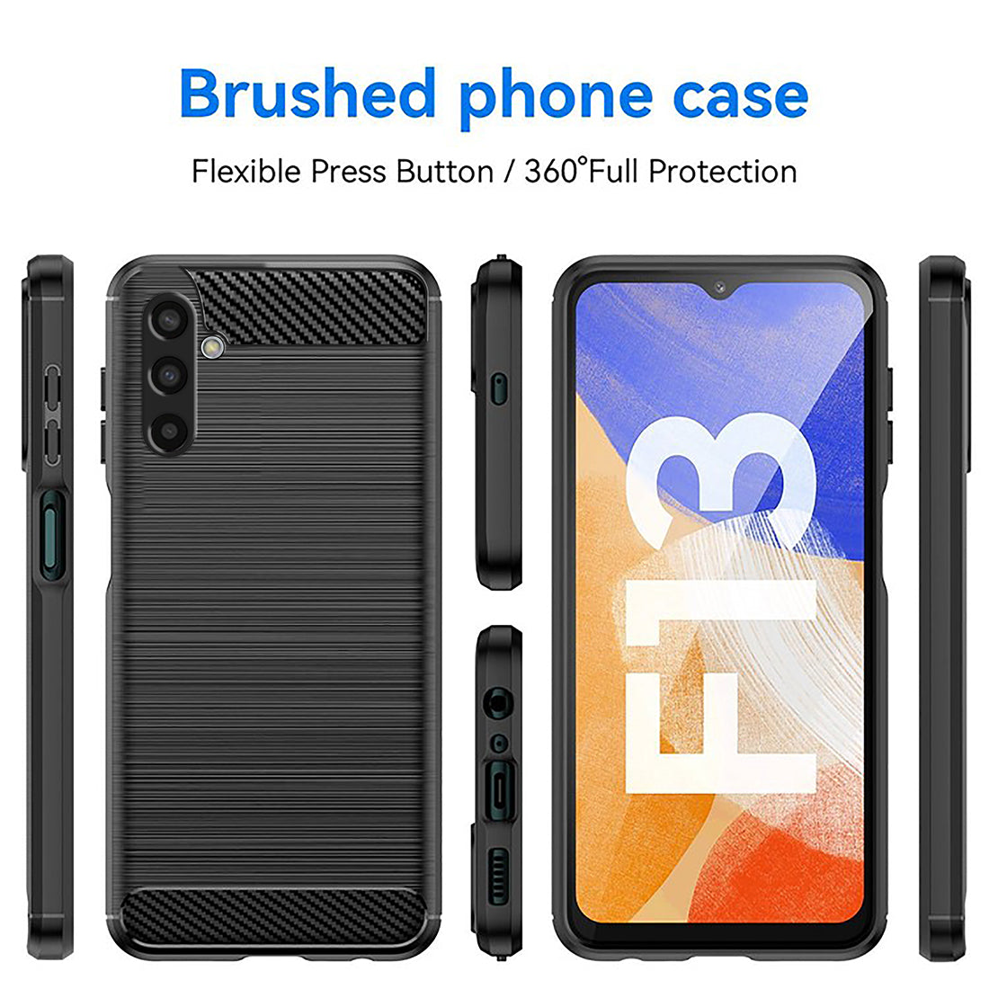 Carbon Fiber Case for Samsung Galaxy M13 4G / F13 4G