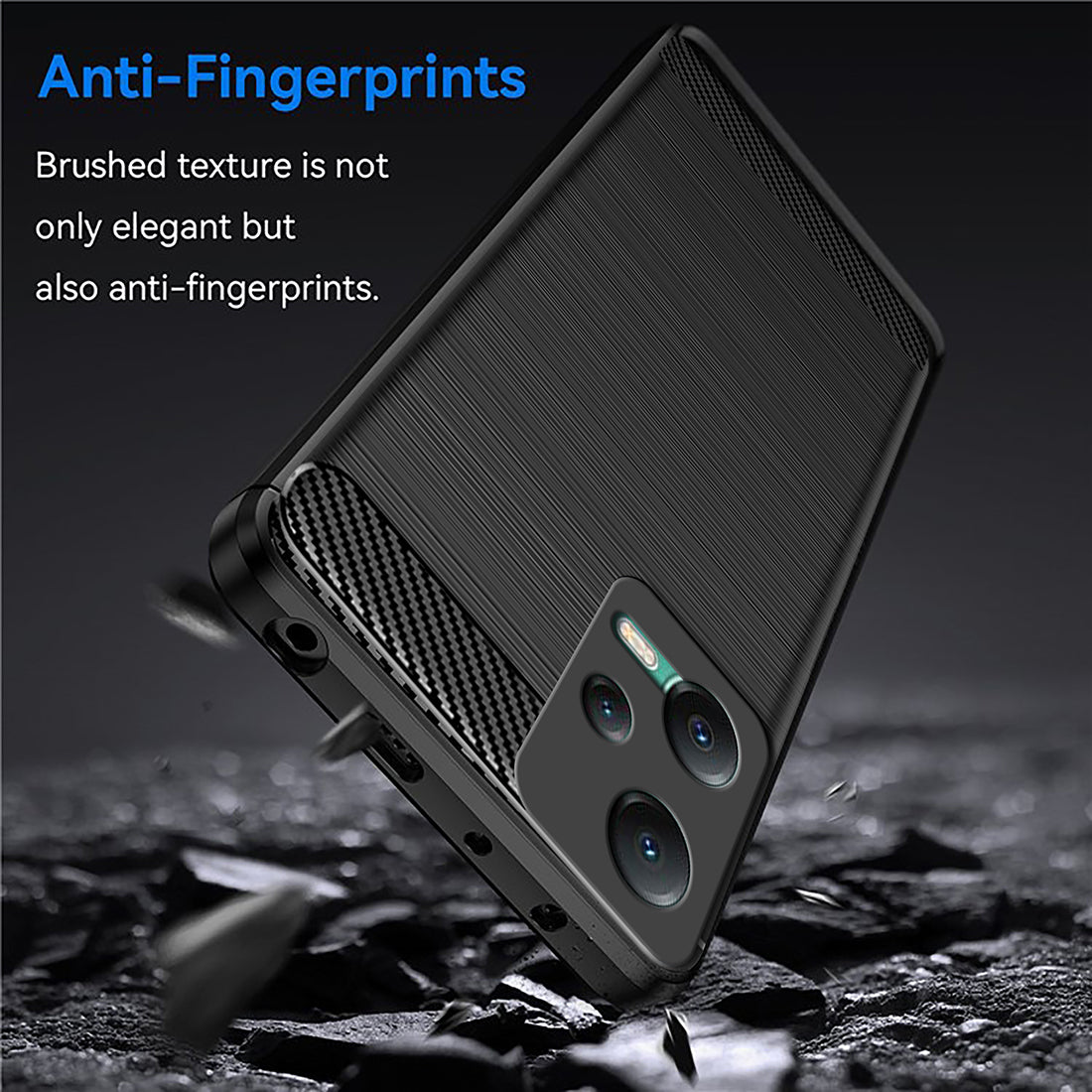 Carbon Fiber Case for Mi Redmi Note 12 5G / Note 12R Pro 5G / Poco X5 5G