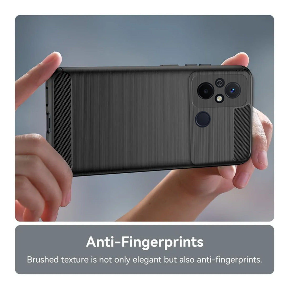 Carbon Fiber Case for Poco C55 4G / Mi Redmi 12C 4G