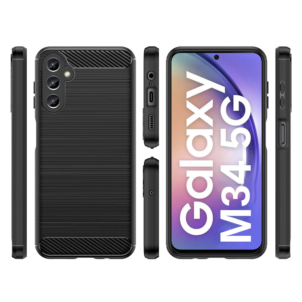 Carbon Fiber Case for Samsung Galaxy M34 5G / F34 5G