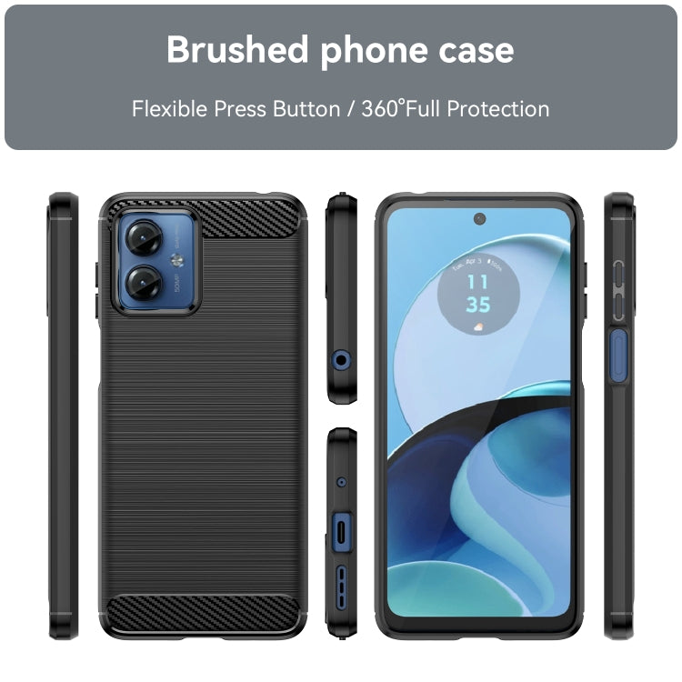 Carbon Fiber Case for Motorola Moto G14 4G