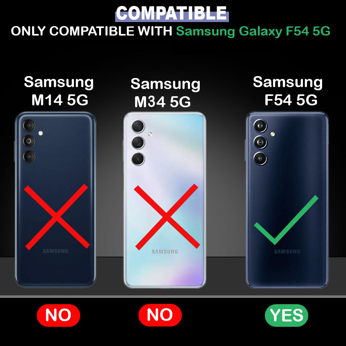 Carbon Fiber Case for Samsung Galaxy F54 5G