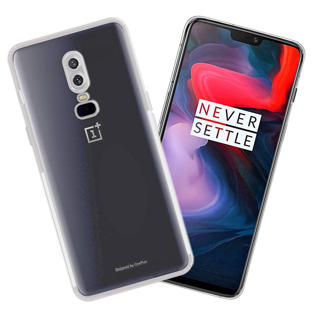 Anti Dust Plug Back Case Cover for OnePlus 6