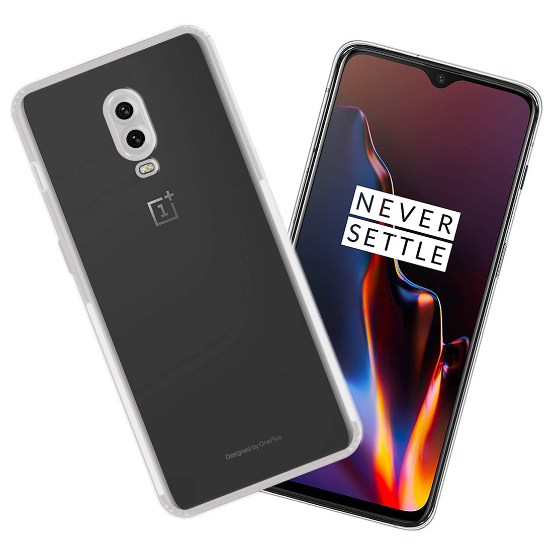Anti Dust Plug Back Case Cover for OnePlus 6T