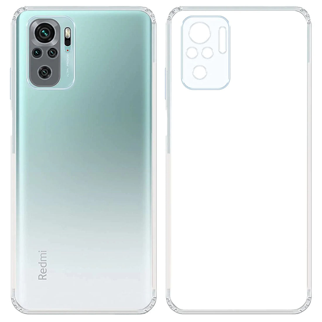 Anti Dust Plug Back Case Cover for Mi Redmi Note 10 4G / Note 10S 4G