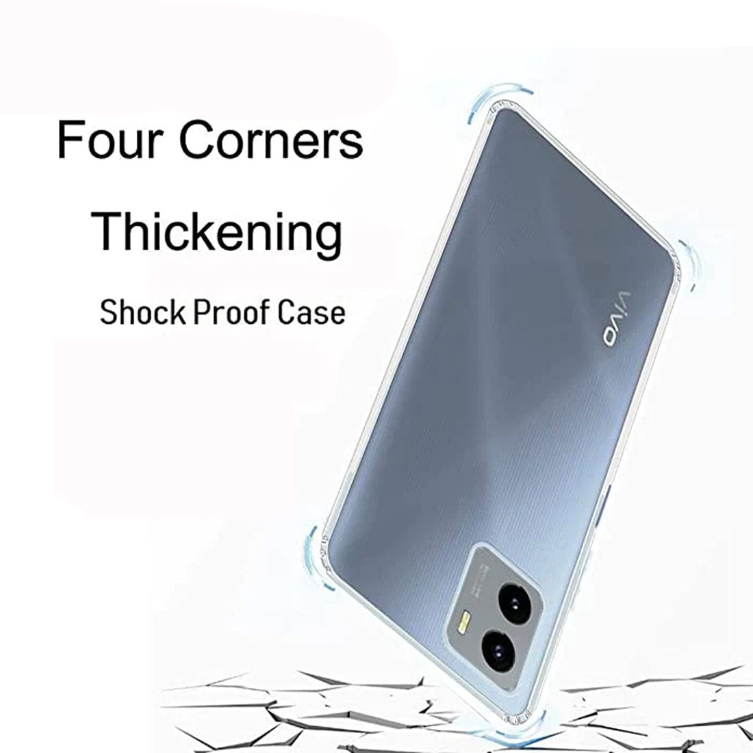 Anti Dust Plug Back Case Cover for Vivo Y15s (2021) 4G / Y01 4G