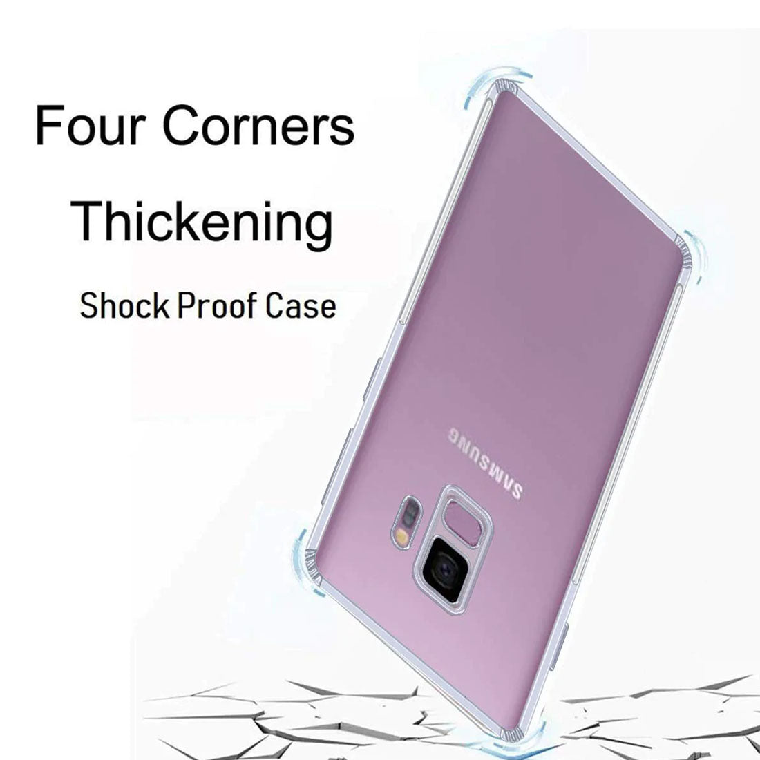 Anti Dust Plug Back Case Cover for Samsung Galaxy S9 4G