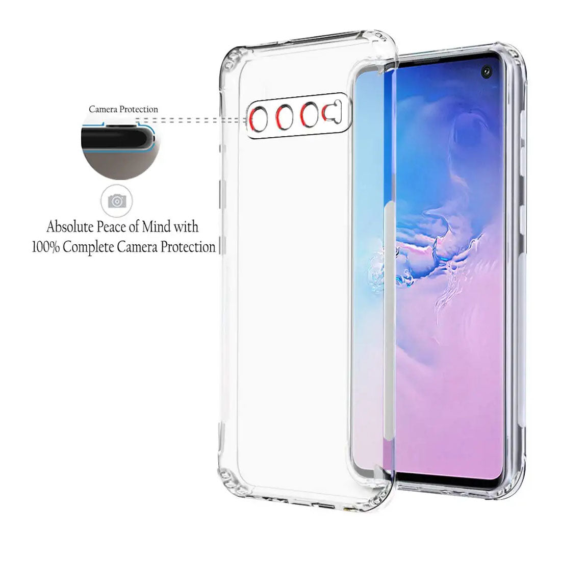 Anti Dust Plug Back Case Cover for Samsung Galaxy S10 5G