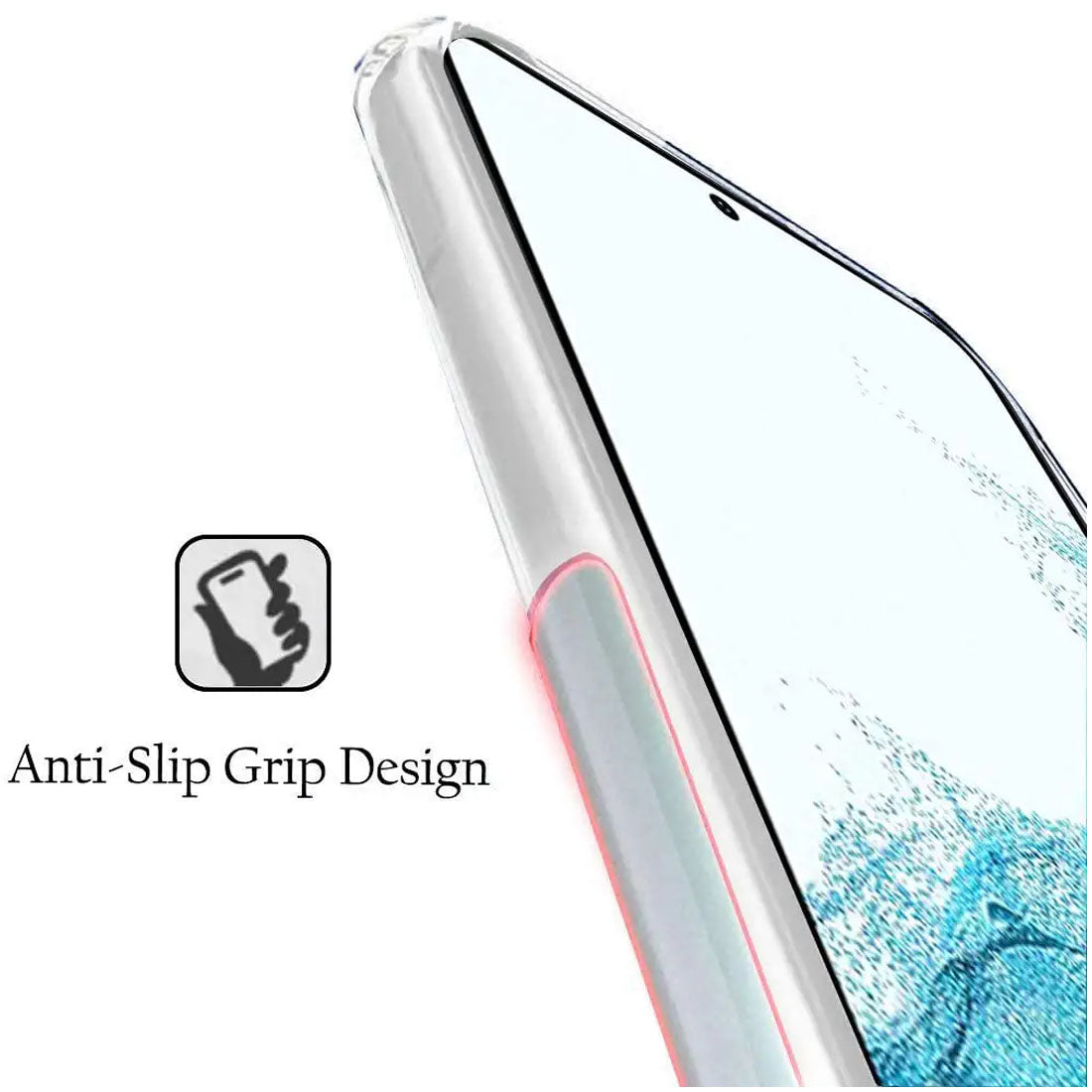Anti Dust Plug Back Case Cover for Samsung Galaxy S22 5G