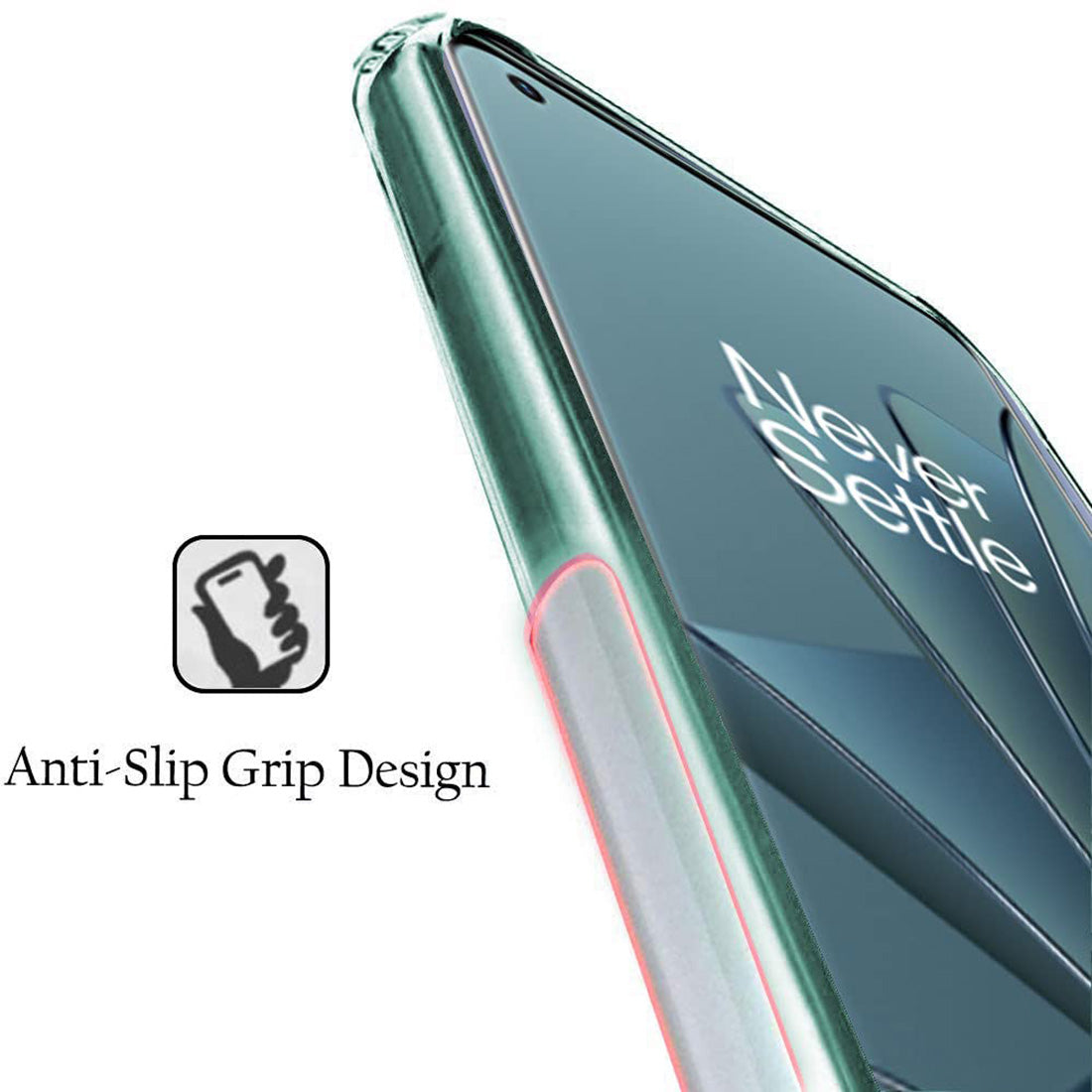 Anti Dust Plug Back Case Cover for OnePlus 10 Pro 5G