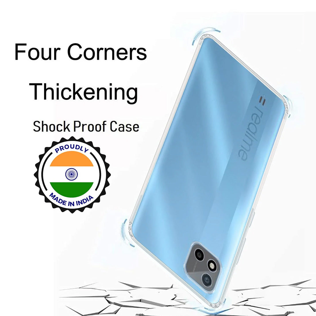 Anti Dust Plug Back Case Cover for Realme C20 / C20A / C11 (2021)