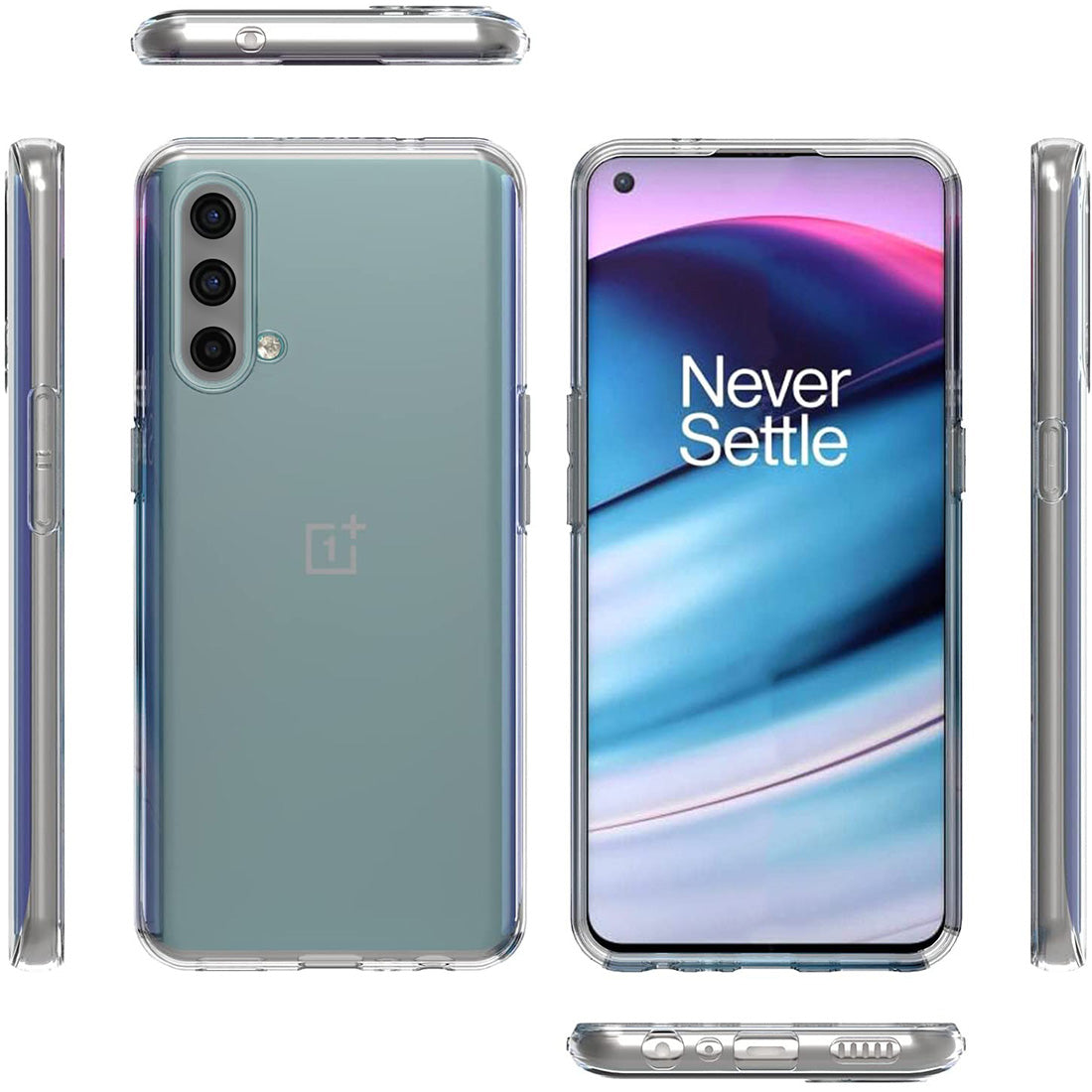Super Clear Back Case Cover for OnePlus Nord CE 5G