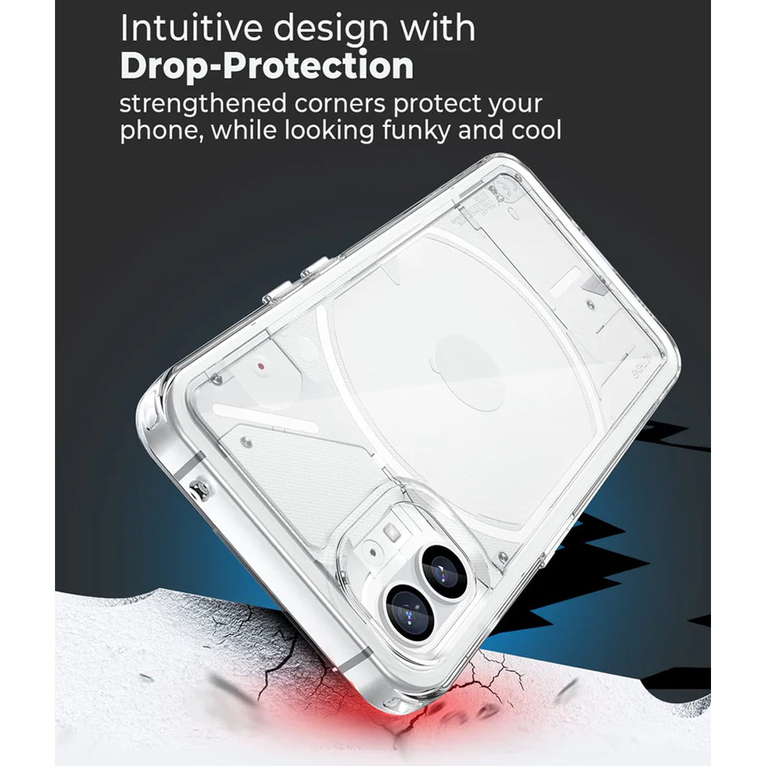 Super Clear Back Case Cover for Nothing Phone (1) 5G