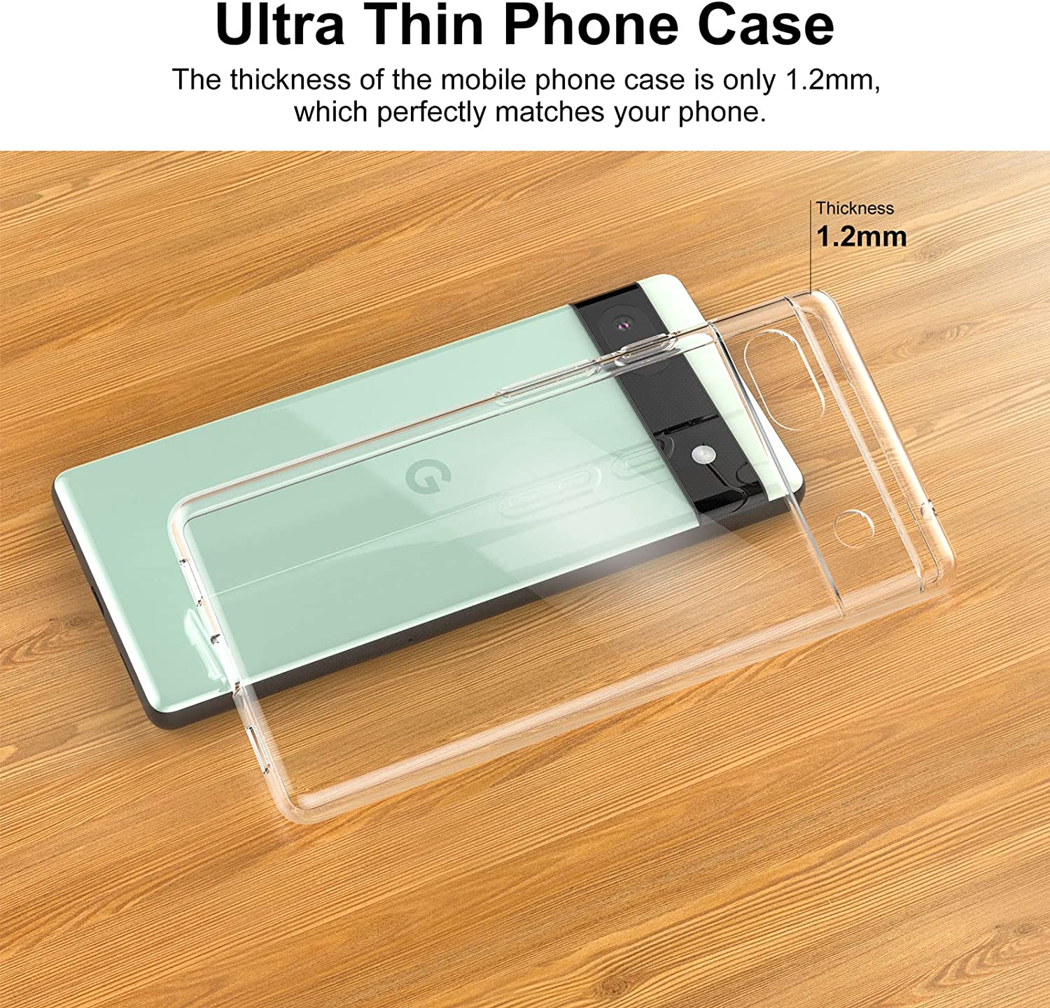 Super Clear Back Case Cover for Google Pixel 6a 5G