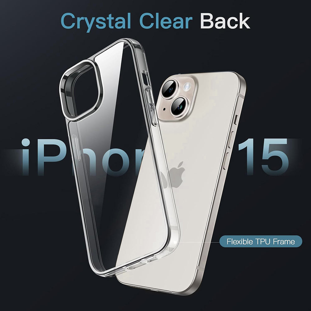 Super Clear Back Case Cover for Apple iPhone 15 Plus