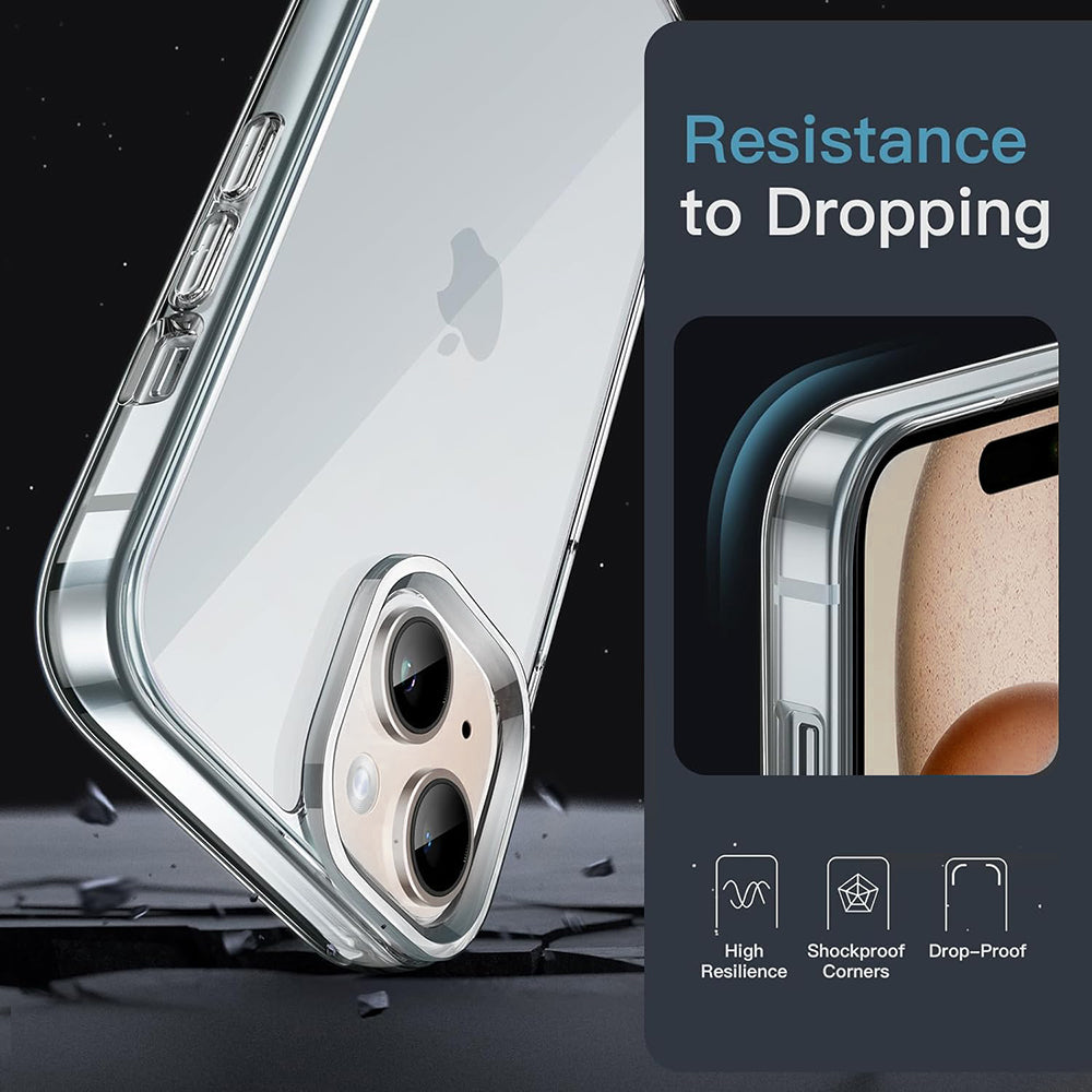 Super Clear Back Case Cover for Apple iPhone 15 Plus